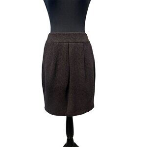 Eileen Fisher Womens Wool Blend Skirt Work Attire Old Money Scandinavian XS